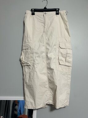 wild fable Cream Cargo Skirt